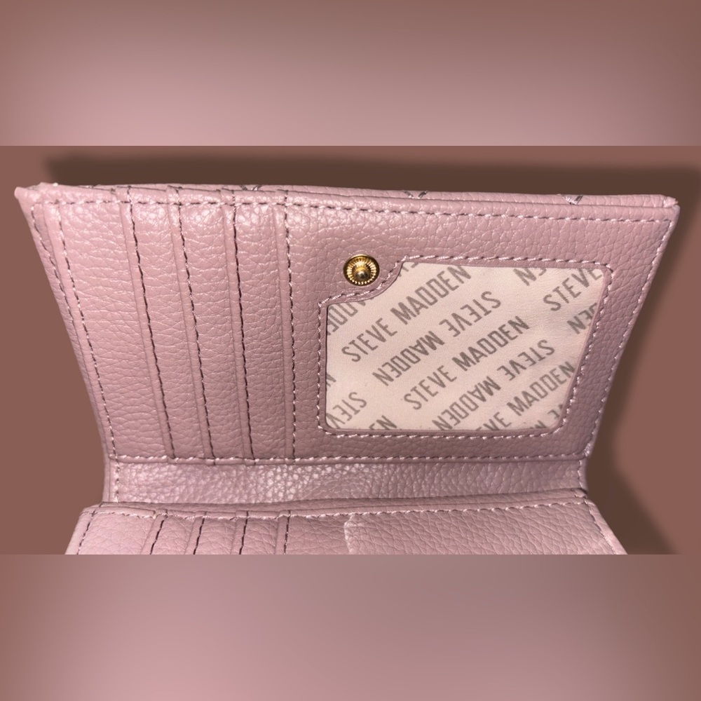 Steve Madden Blush Quilted Wallet - Picture 7 of 7
